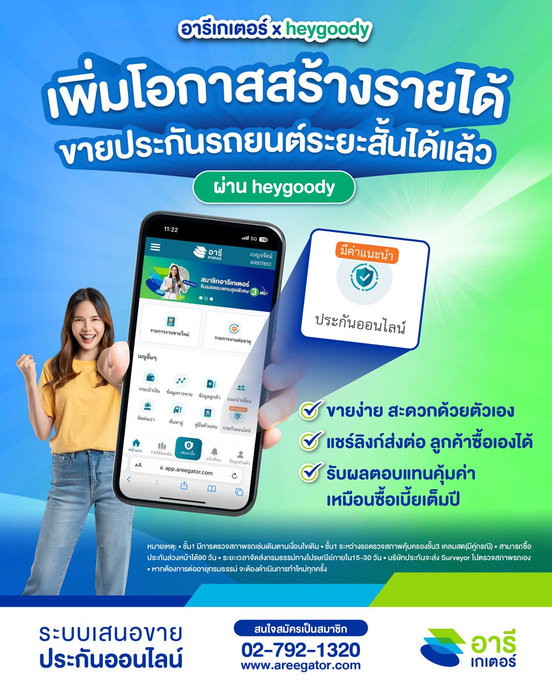 ขายประกันรถยนต์ระยะสั้นได้แล้ว ผ่าน heygoody